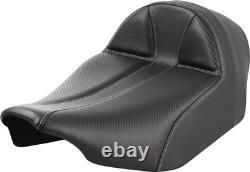 Saddlemen Dominator Solo Seat Black/Silver For Harley Davidson FLHX 1923 56 CM