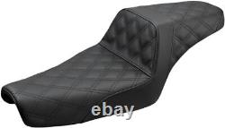 Saddlemen Motorcycle Step-Up Seat Black For Harley Davidson XL 1200 C 2017-2020