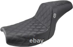 Saddlemen Pro SDC Grip Seat For Harley Davidson FXLR 1340 1987-1994 Black