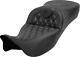 Saddlemen Roadsofa Carbon Fibre Seat For Harley Davidson Flh 1868 2021 Black