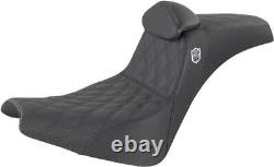 Saddlemen SDC Grip Seat & Backrest For Harley Davidson FXBB 1750 2018-2020 Black