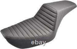 Saddlemen Step Up Tuck-n-Roll Seat For Harley Davidson FXD 1340 1996-1998 Black