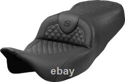 Saddlemen Stitch RoadsofaT Seat For Harley Davidson FLHRXS 08-25 808-07B-20800