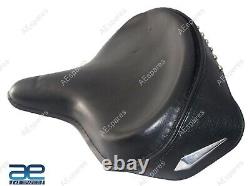 Single Rider Solo Saddle Seat Black For Harley Davidson Vintage Bike NEW