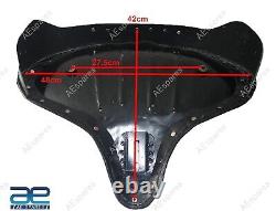 Single Rider Solo Saddle Seat Black For Harley Davidson Vintage Bike NEW