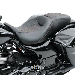 Sitzbank für Harley Davidson Street Glide 09-21 RH5 Craftride schwarz