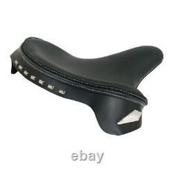 Solo Seat Bobber de Luxe Police Style, Real Leather Black, Harley Davidson