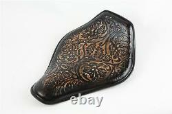 Spring Solo Motorcycle Seat Sportster Chopper 1200 Harley Rich Phillips Leather