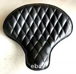 Spring Tractor Seat Diamond Stitched Leather Fit For Harley Davidson Indian