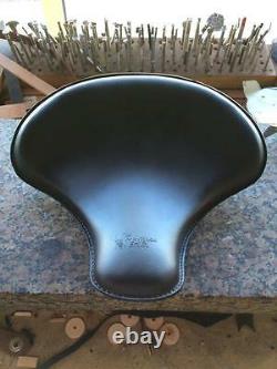 Tractor Spring Solo Motorcycle Seat Sportster Chopper 1200 Harley Bobber Leather