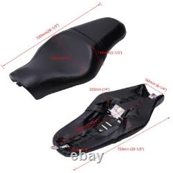 Two-Up Driver Passenger Seat For Harley Davidson Sportster 883 1200 2005-2013