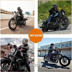 Two-Up Driver Passenger Seat For Harley Davidson Sportster 883 1200 2005-2013