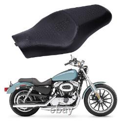 Two Up Seat Front&Rear Alligator Seat For Harley Davidson Sportster XL 883 1200