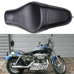 Two-Up Seat Front & Rear Side Saddle For Harley Davidson Sportster XL883 1200