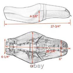 Two-Up Seat Front & Rear Side Saddle For Harley Davidson Sportster XL883 1200