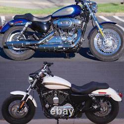 Two-Up Seat Passenger & Driver Saddle Fits Harley Davidson Sportster XL883 1200