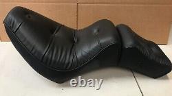 Used Original Harley Davidson Softail Seat Pillow Style Seat Embossed (U205)