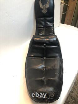 Vintage King And Queen Chopper Seat For Harley Davidson Sportster Shovelhead