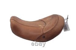 Vintage brown single seat bench Harley-Davidson Dyna Fat Bob 1900 FXFBS 21-21