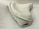 White Leather Police Style Solo Seat For 1936-1980 Harley Davidson Motorcycles