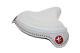 White Leather Solo Seat With Skirt Fits Harley-davidson
