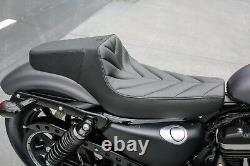 ZERO HOUR Step-Up Seat 2004-2021 Harley Sportster XL 3.3 Gallon Tank